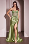 Prom Dresses Formal Long Beaded Evening Prom Dress Greenery