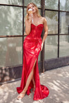 Prom Dresses Formal Long Beaded Evening Prom Dress Red