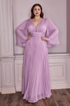 فستان LaDivine CD242C طويل رسمي بقصة A مقاس كبير