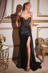 Prom Dresses Corset Formal Prom Dress Black