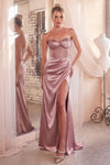 Prom Dresses Beaded Corset Formal Prom Dress Dusty Rose