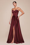 Prom Dresses Formal A Line Prom Long Dress Burgundy