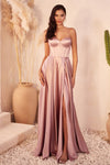 Prom Dresses Formal A Line Prom Long Dress Mauve