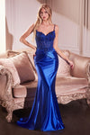 Prom Dresses Long Mermaid Formal Applique Prom Dress Royal