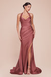 Prom Dresses Long Fitted Formal Slit Prom Dress Sienna Rose