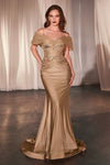 Formal Dresses Fitted Formal Evening Long Gown Gold