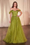 Prom Dresses Long Ball Gown A Line Corset Prom Dress Greenery