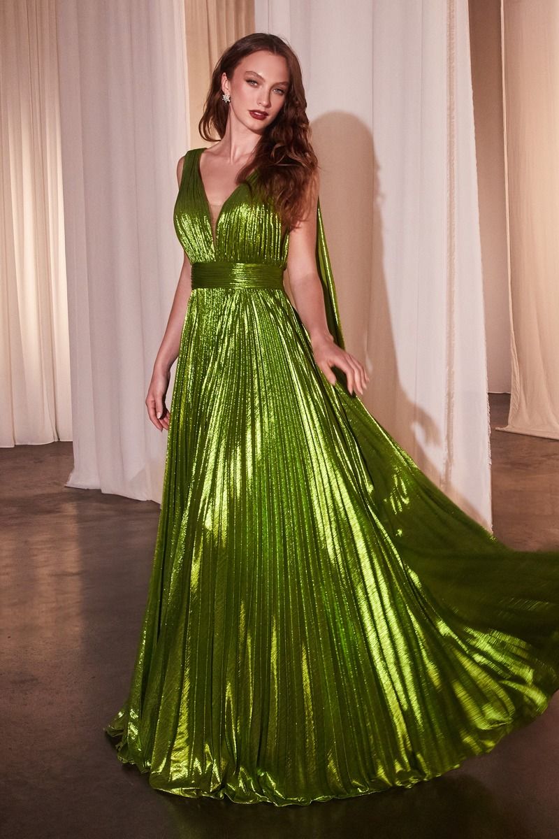 Formal Dresses A Line Pleated Formal Evening Dress Greenery