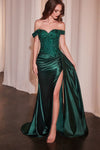 Prom Dresses Fitted Sequin Long Prom Evening Dress Emerald
