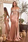 Prom Dresses Prom Formal Long Fringe Dress Rose Gold