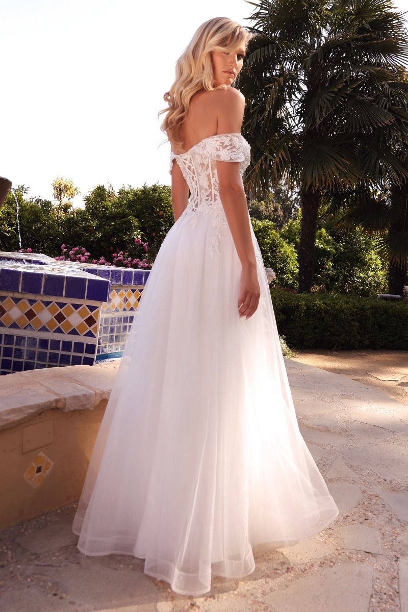Wedding Dresses Bridal Gown Long Lace A Line Wedding Dress Off White