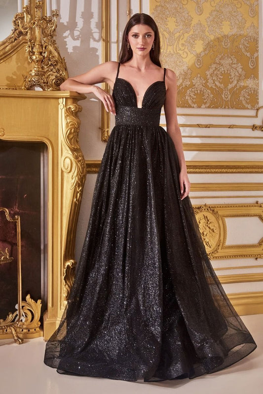 Black Wedding Dress Long Layered Glittered Black Wedding Dress Black