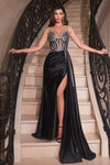 Prom Dresses Long Formal Beaded Prom Dress Black
