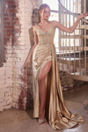 Prom Dresses Long Formal Beaded Prom Dress Sand