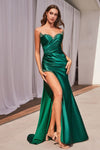 Prom Dresses Long Formal Prom Fitted Dress Emerald