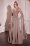 Formal Dresses Long A Line Formal Evening Dress Mocha