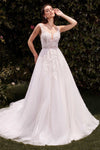Wedding Dresses A Line Lace Applique Wedding Dress Off White