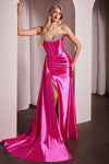 Prom Dresses Prom Long Formal Beaded Dress Fuchsia