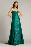 Prom Dresses Long Pleated Formal Prom Dress Emerald