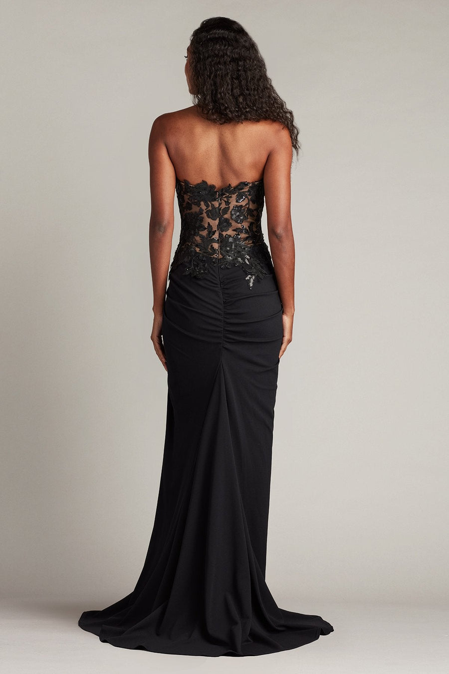 Prom Dresses Long Slit Formal Sequin Prom Dress Black Nude