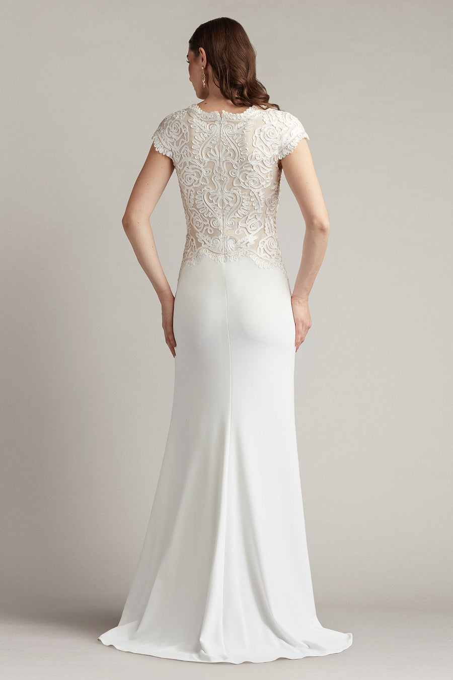 Formal Dresses A Line Long Formal Evening Dress Ivory/Petal