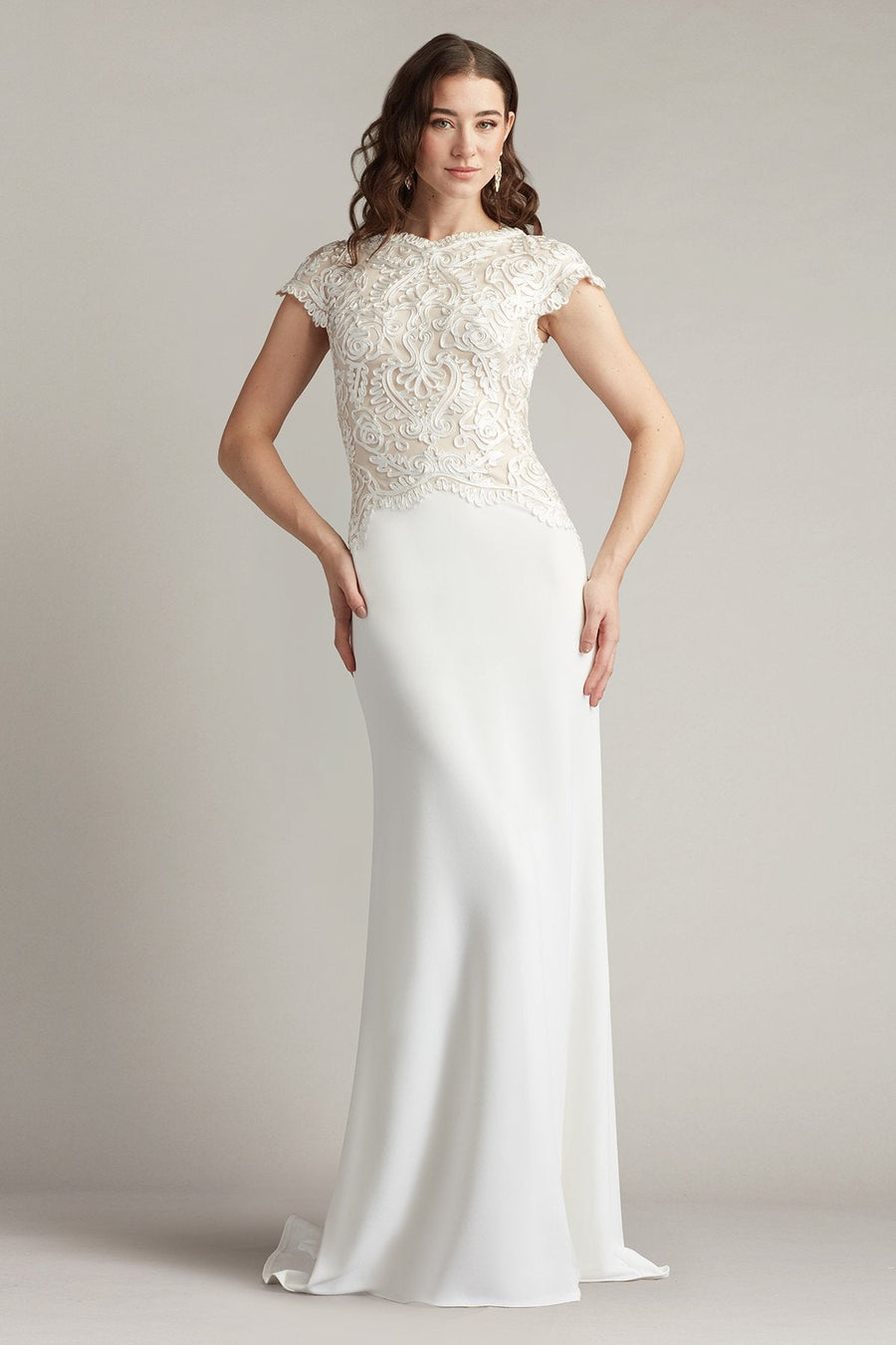 Formal Dresses A Line Long Formal Evening Dress Ivory/Petal