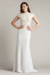 Formal Dresses A Line Long Formal Evening Dress Ivory/Petal