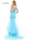 Colors Fitted Long Evening Dress 2978 - The Dress Outlet