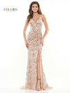 Colors Formal Long Fitted Prom Dress 2727 - The Dress Outlet