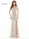 Colors Formal Long Fitted Prom Dress 2727 - The Dress Outlet