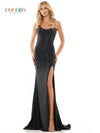 Colors Formal Long Spaghetti Strap Dress G1052 - The Dress Outlet