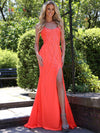 Colors Formal Long Spaghetti Strap Dress G1052 - The Dress Outlet