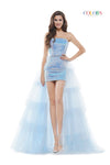 Colors High Low Formal Prom Dress 2600 - The Dress Outlet