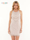 Colors Homecoming Short Halter Cocktail Dress 2811 - The Dress Outlet