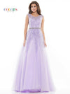 Colors Long Formal Beaded Prom Ball Gown 2744 - The Dress Outlet