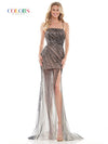 Colors Long Formal Beaded Prom Dress 2681 - The Dress Outlet