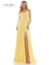 Colors Long Formal Chiffon Prom Dress 2664 - The Dress Outlet