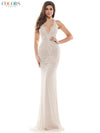 Colors Long Formal Fitted Prom Dress 111 - The Dress Outlet