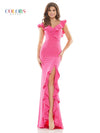 Colors Long Formal Fitted Prom Dress 2408 - The Dress Outlet
