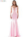 Colors Long Formal Fitted Prom Dress 2486 - The Dress Outlet