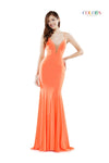 Colors Long Formal Fitted Prom Dress 2486 - The Dress Outlet
