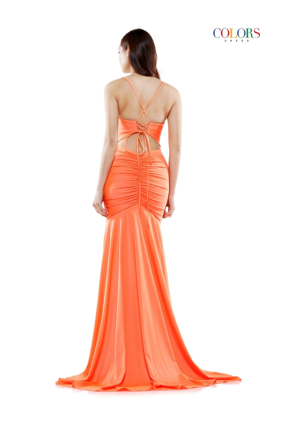 Colors Long Formal Fitted Prom Dress 2486 - The Dress Outlet