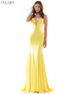 Colors Long Formal Fitted Prom Dress 2486 - The Dress Outlet