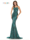 Colors Long Formal Fitted Sequins Prom Dress 2743 - The Dress Outlet