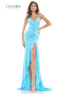 Colors Long Formal Fitted Sexy Prom Dress 2739 - The Dress Outlet