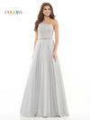 Colors Long Formal Glitter Prom Ball Gown 2670 - The Dress Outlet