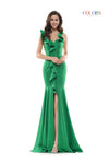 Colors Long Formal Mermaid Fit Prom Dress 2386 - The Dress Outlet