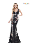 Colors Long Formal Mermaid Fit prom Dress 2565 - The Dress Outlet