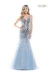 Colors Long Formal Mermaid Prom Dress 2608 - The Dress Outlet
