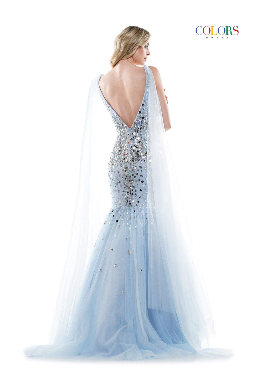 Colors Long Formal Mermaid Prom Dress 2608 - The Dress Outlet